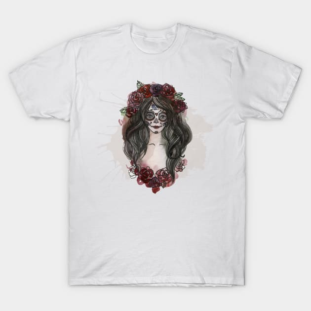 Halloween Lady T-Shirt by attire zone